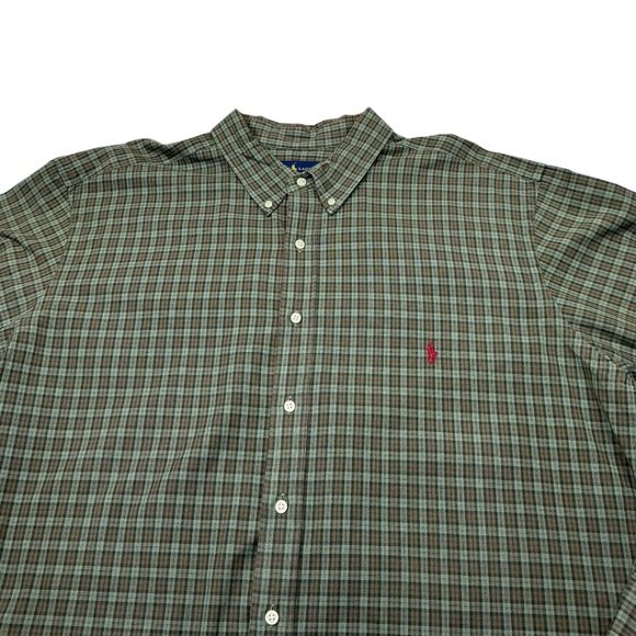 Ralph Lauren Checkered Button Down Shirt - Picture 3 of 10